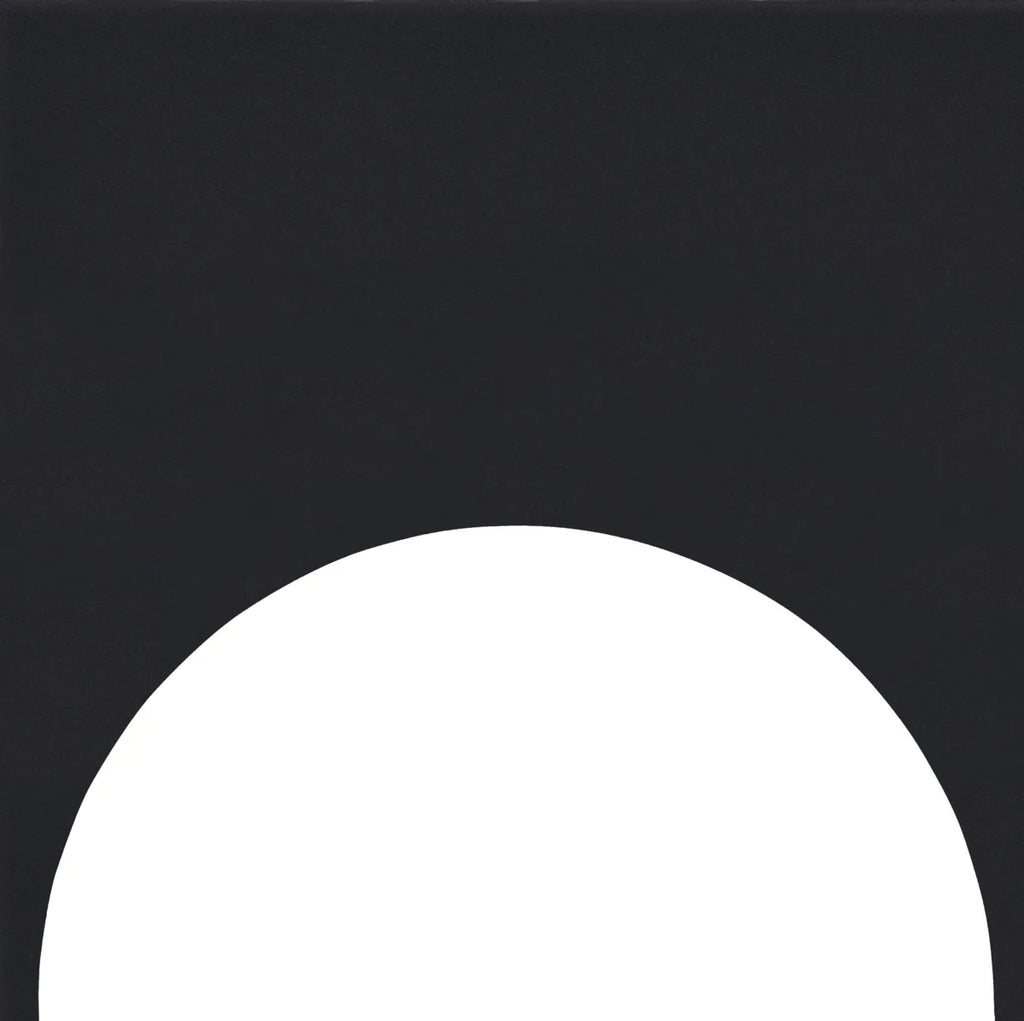 Färgblock cirkel out nero matt 15x15 cm