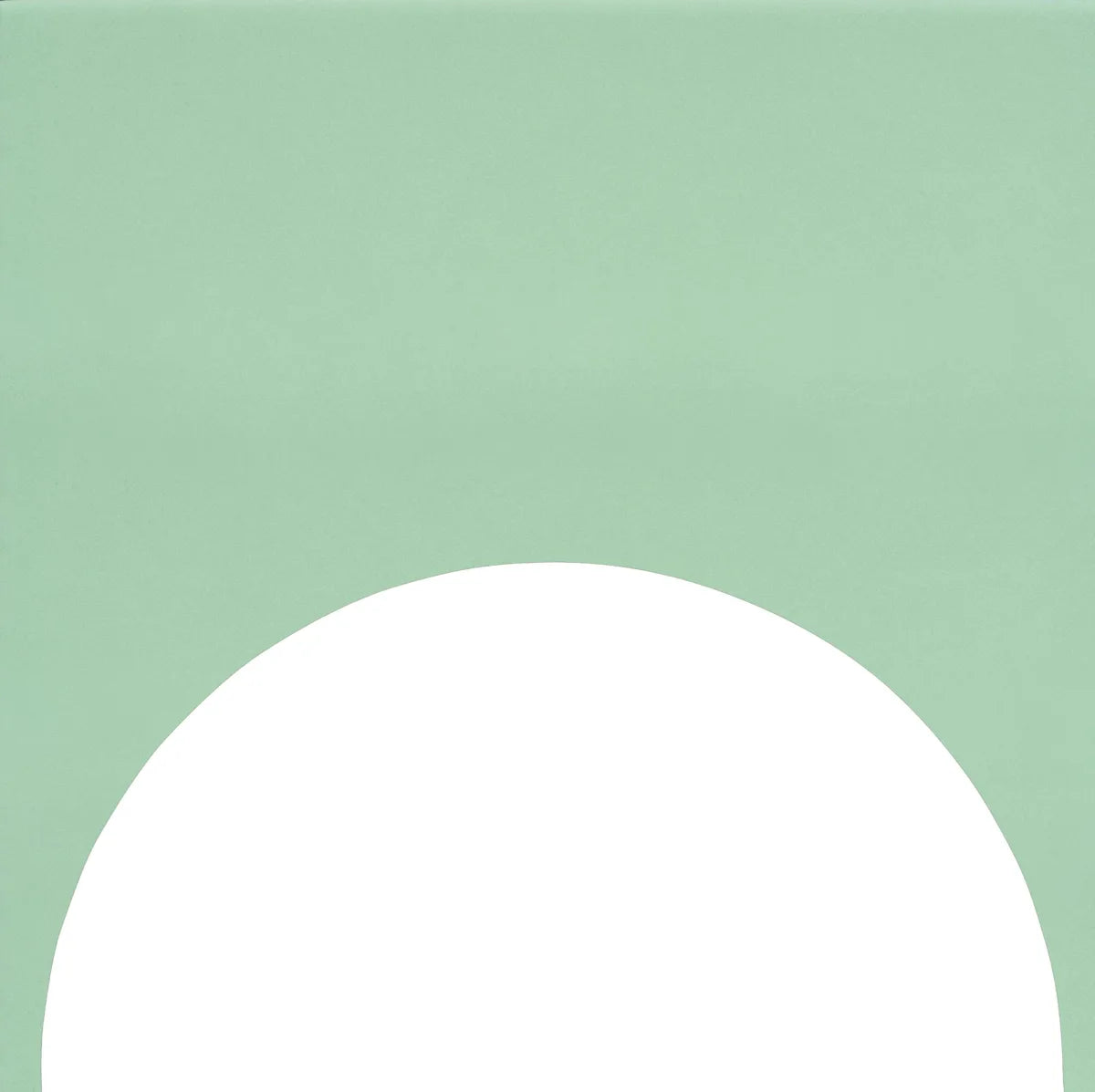 Färgblock cirkel out menta matt 15x15 cm