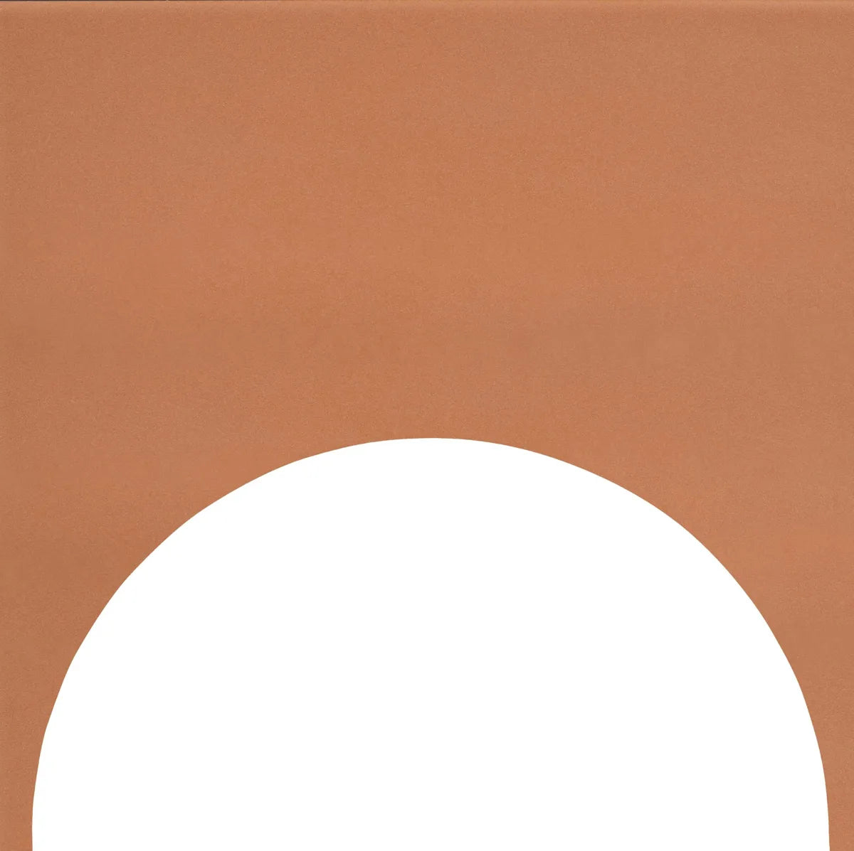 Färgblock cirkel out arancio matt 15x15 cm