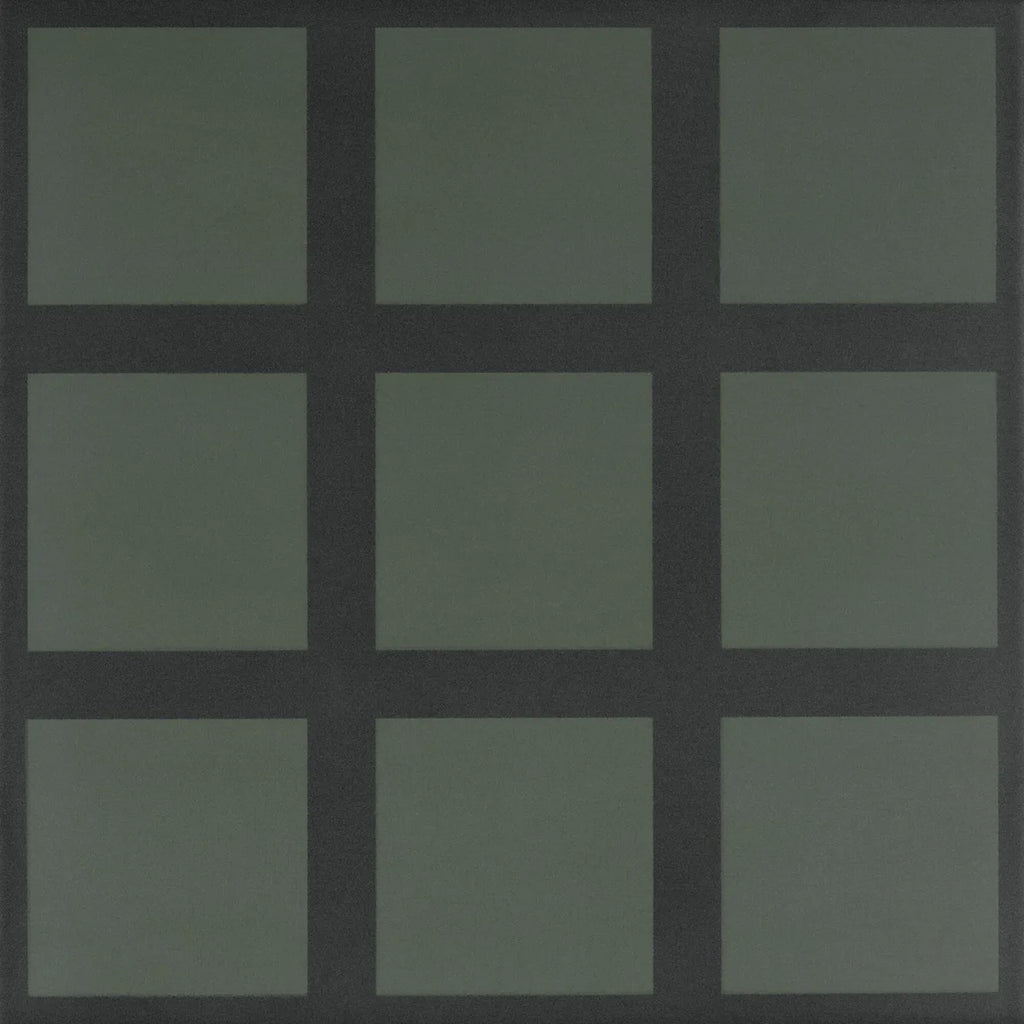 oltre9 nero.verde 18,6x18,6 cm