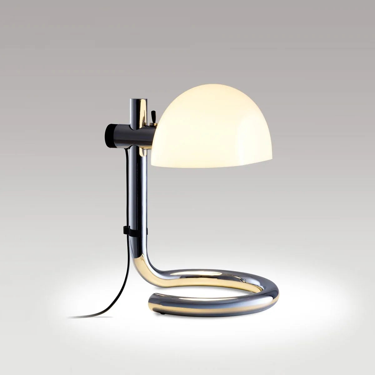 LAURO M CHROMED STEEL-WHITE