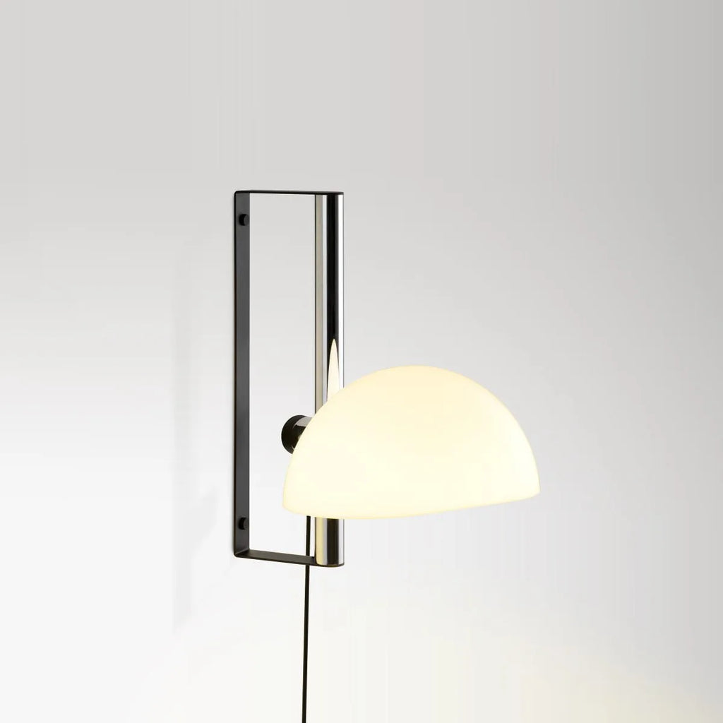 LAURO A CHROMED STEEL-WHITE