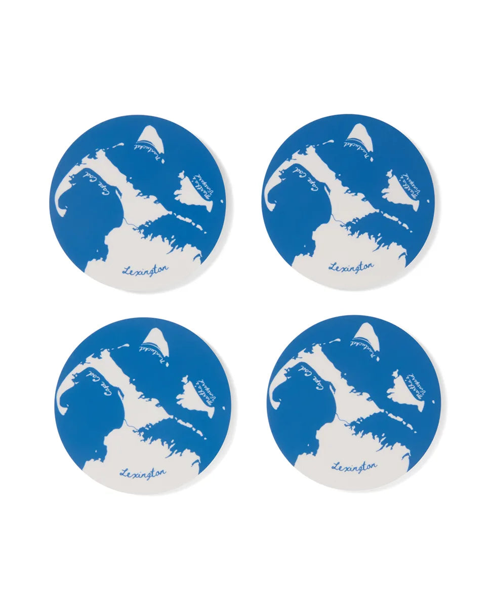 Laminated Double-Sided Coaster Set (set of 4)