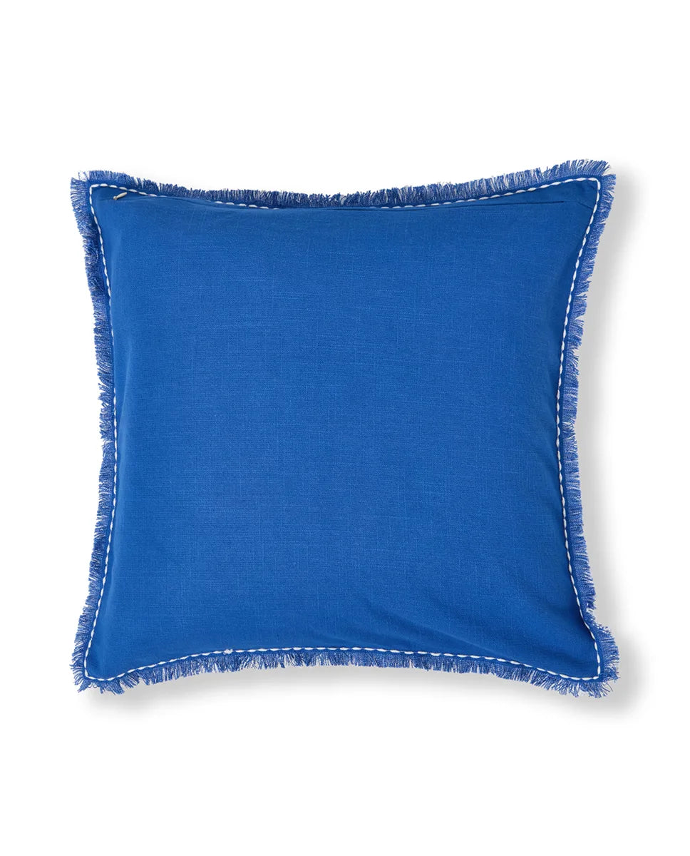 Map Printed Organic Cotton Pillow Cover