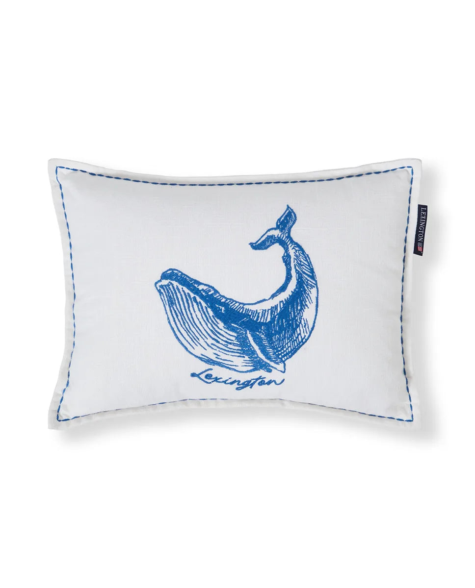 Whale Organic Cotton 40x30 Pillow