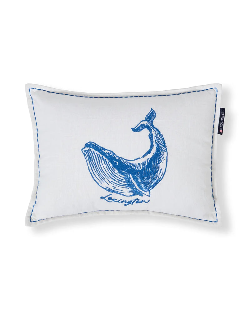 Whale Organic Cotton 40x30 Pillow