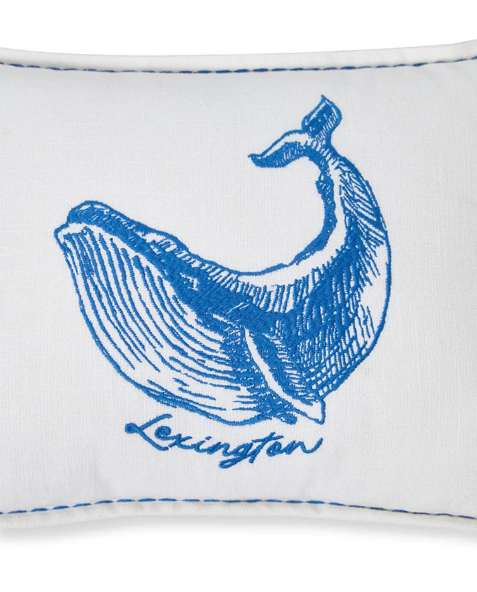 Whale Organic Cotton 40x30 Pillow