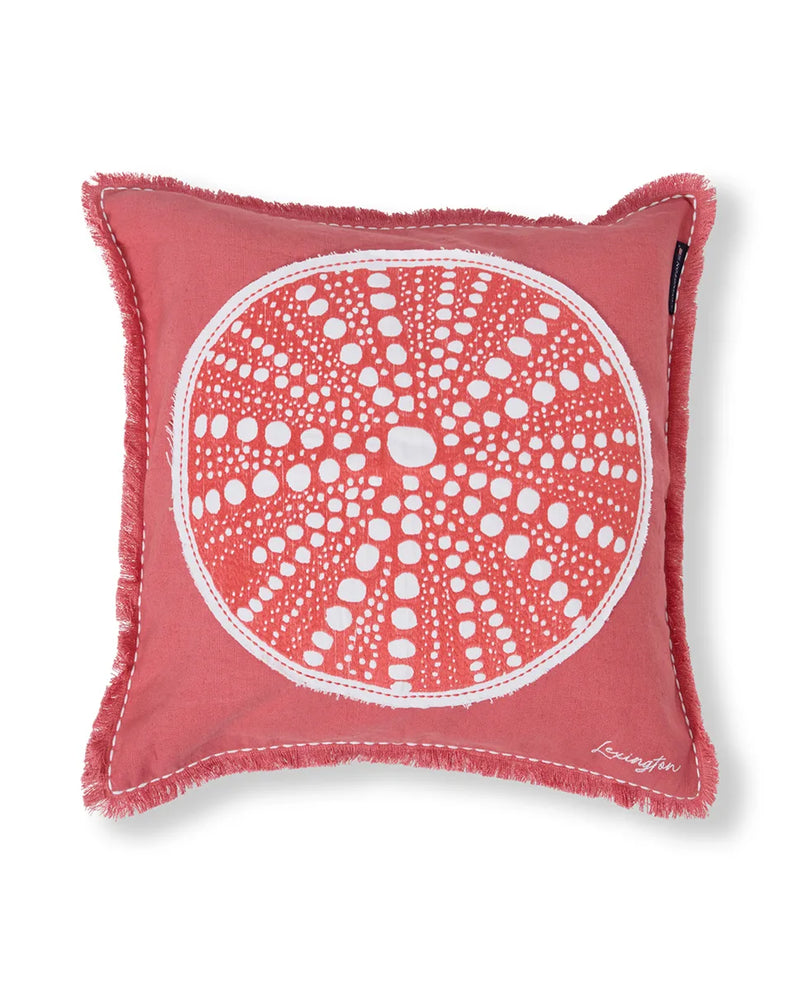 Summer Embroidered Patch Linen/Cotton Pillow Cover