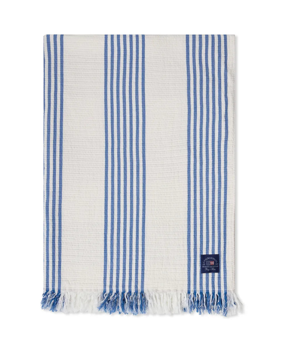 Striped/Checked Organic Cotton Throw