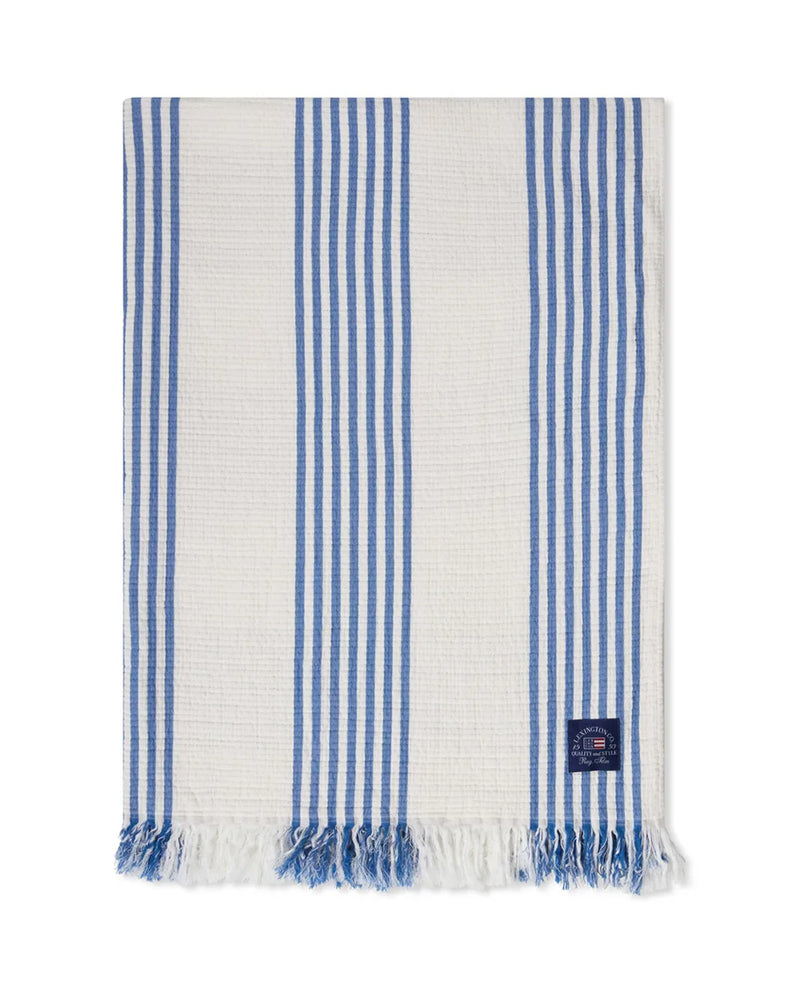 Striped/Checked Organic Cotton Throw