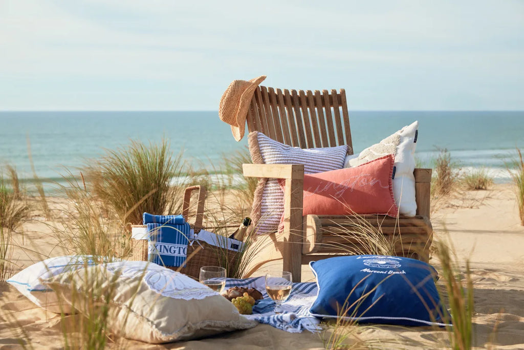Striped/Checked Organic Cotton Throw
