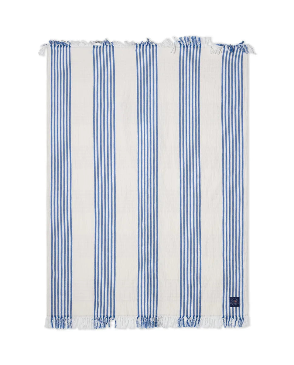 Striped/Checked Organic Cotton Throw