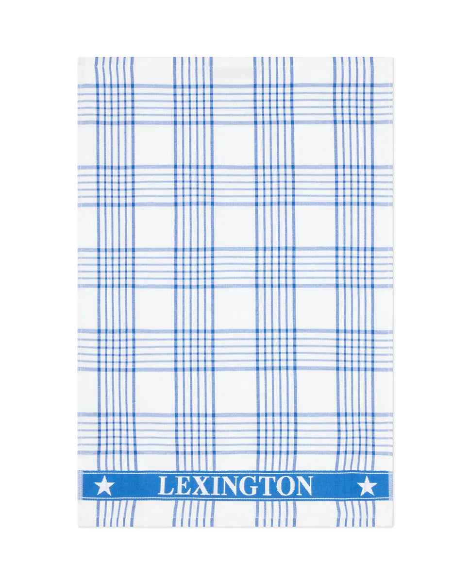 Checked Org Cotton Terry Kitchen Towel
