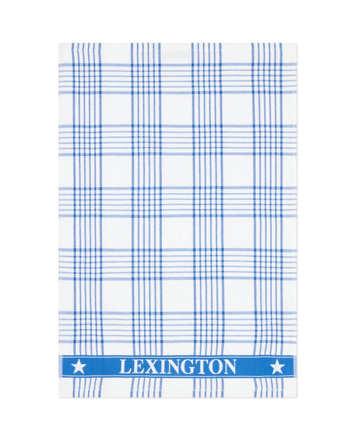 Checked Org Cotton Terry Kitchen Towel