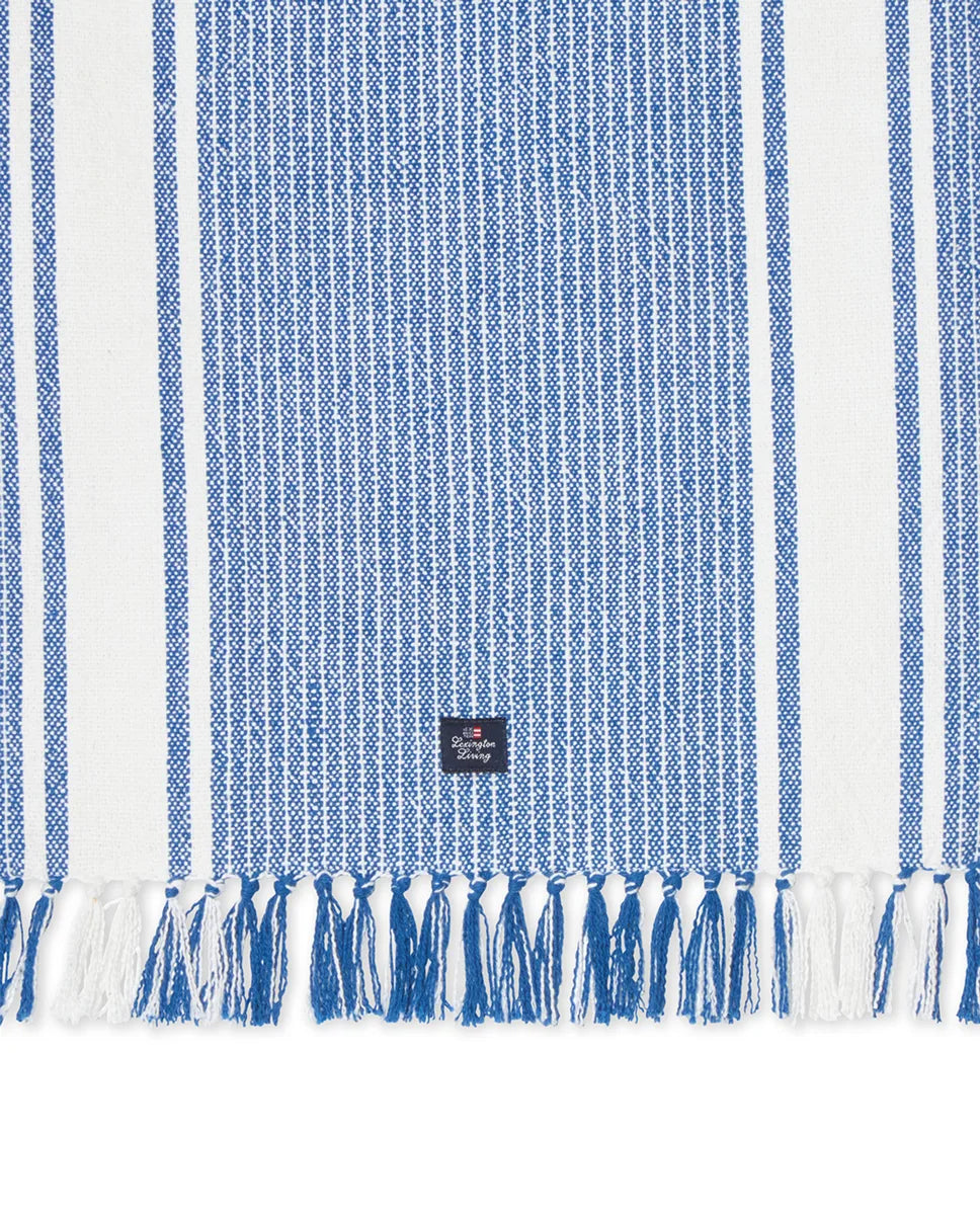 Striped Organic Cotton Placemat with Fringes