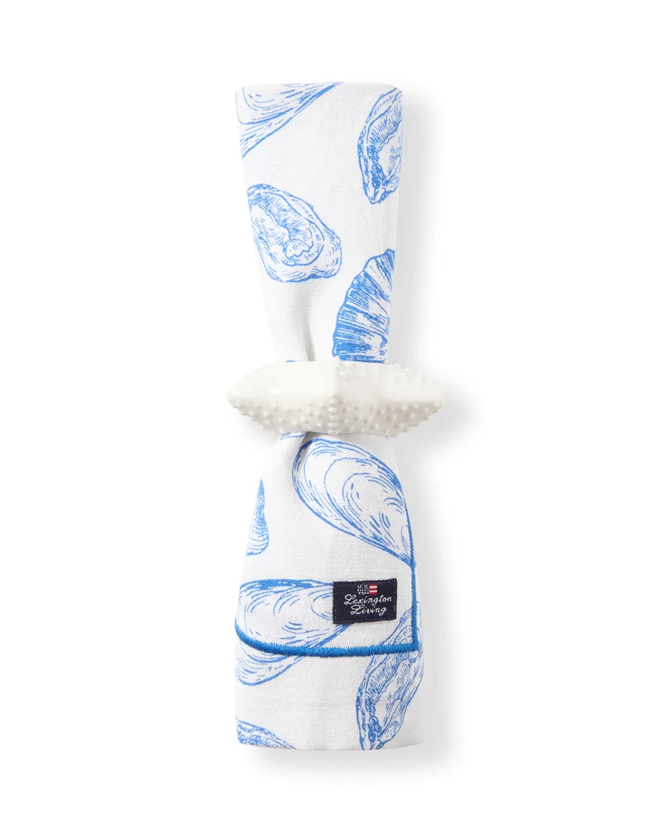 Shell Printed Organic Cotton Napkin