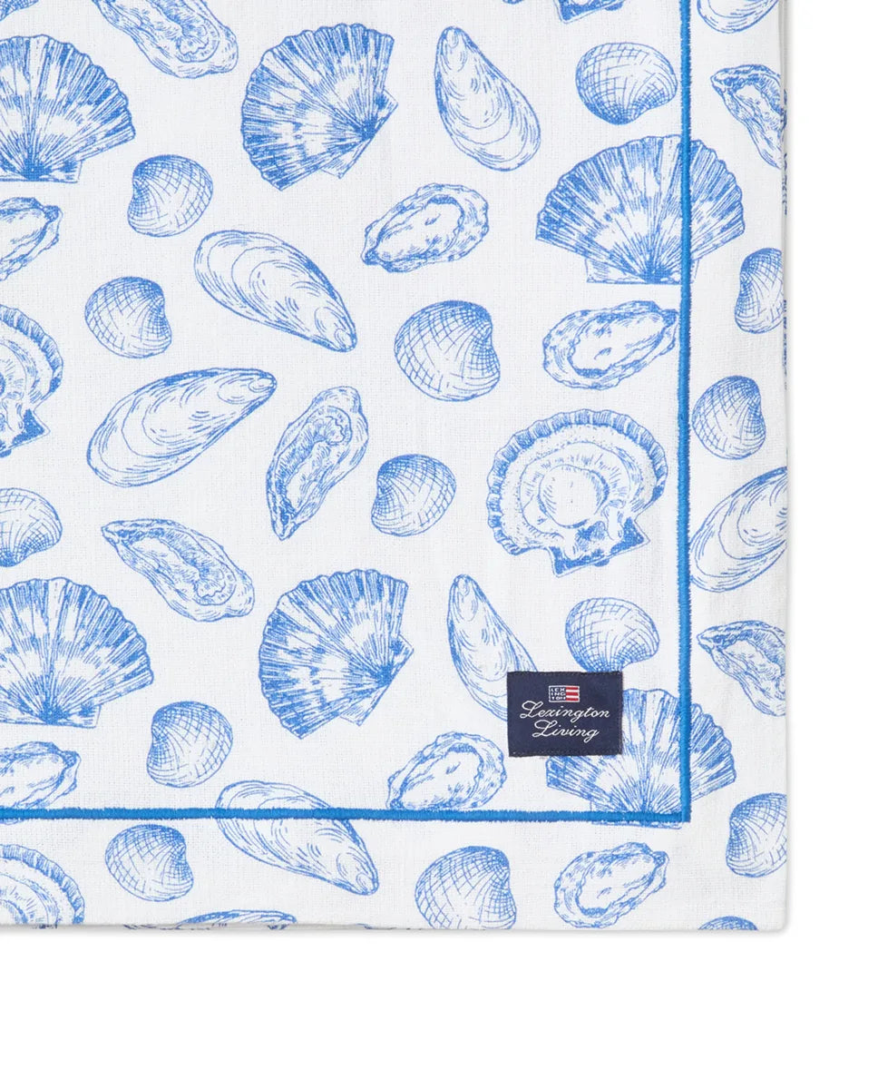 Shell Printed Organic Cotton Napkin