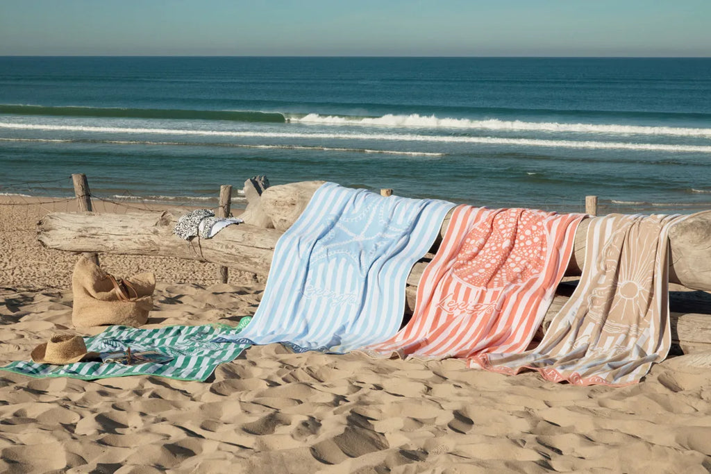 Summer Cotton Velour Beach Towel