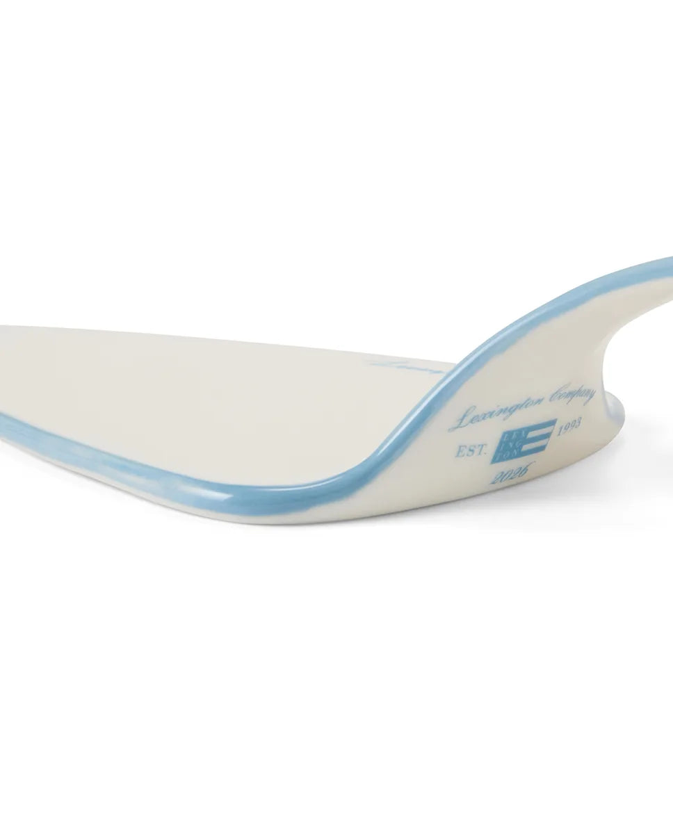 Stoneware Wavy Cake Server