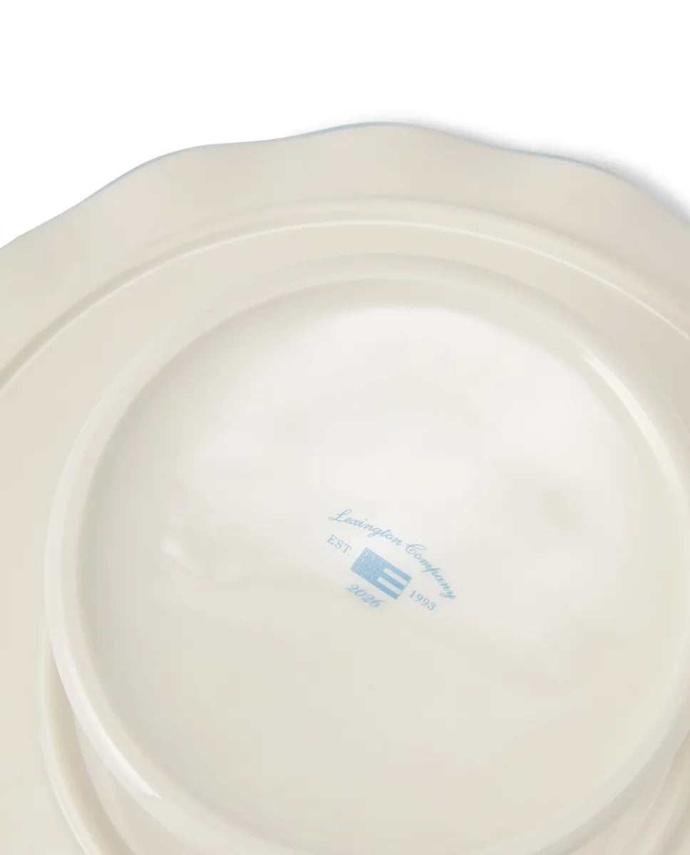 Stoneware Wavy Cake Stand