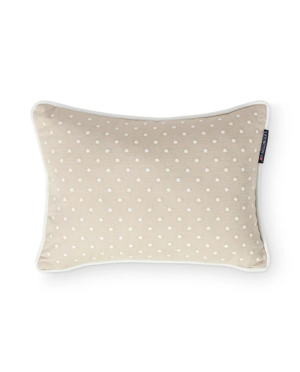 Dotted Linen/Cotton 40x30 Pillow