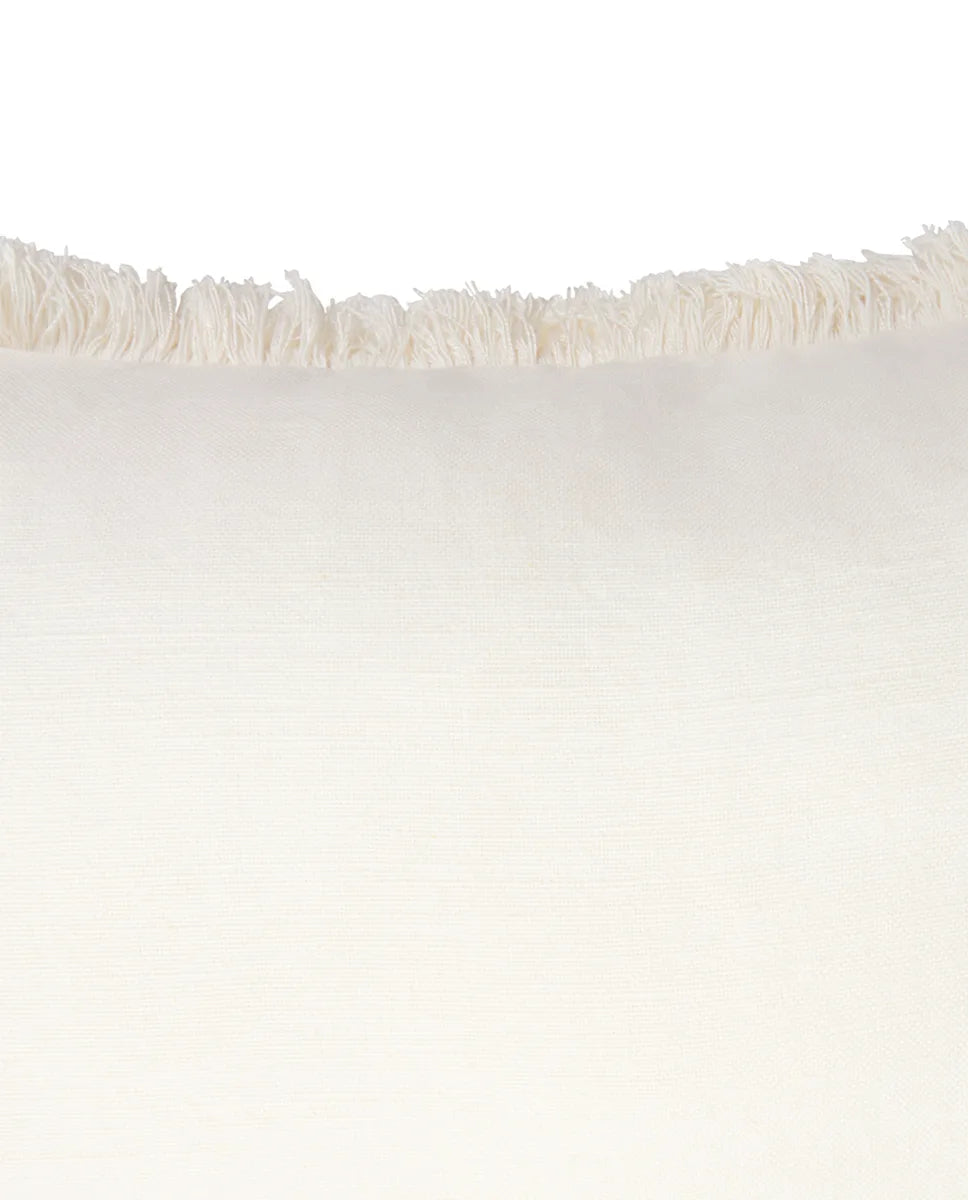 Linen/Cotton Fringe 50x30 Pillow