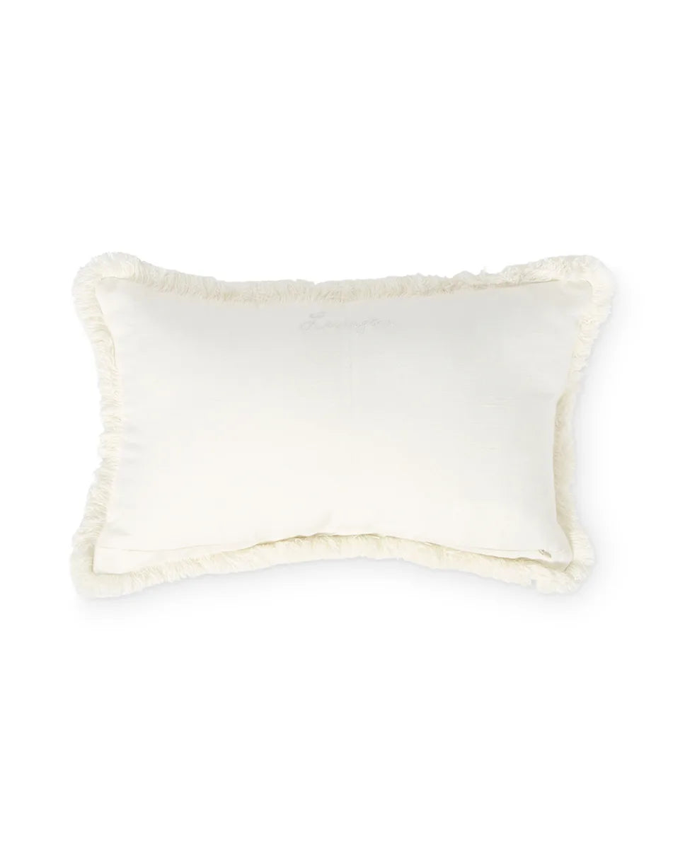 Linen/Cotton Fringe 50x30 Pillow