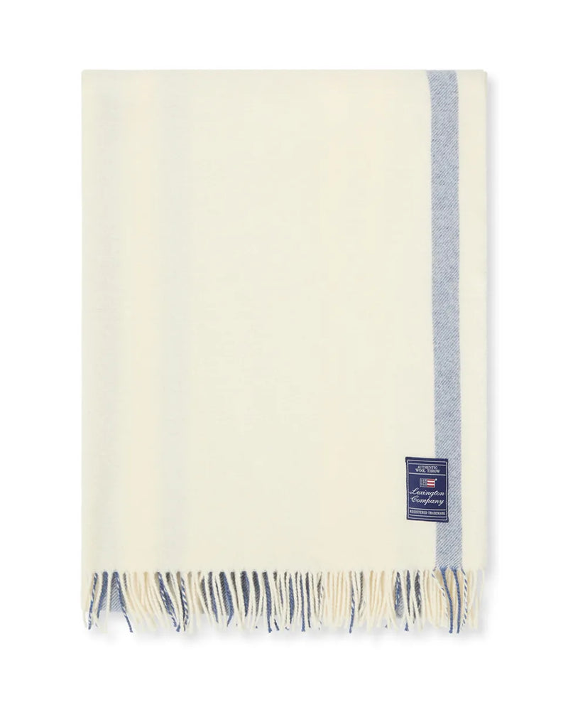 Striped Recycled Wool Throw