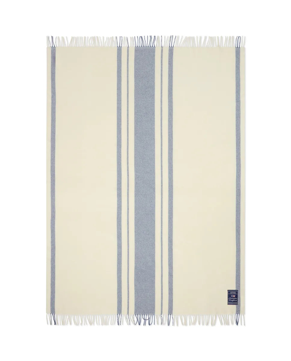 Striped Recycled Wool Throw