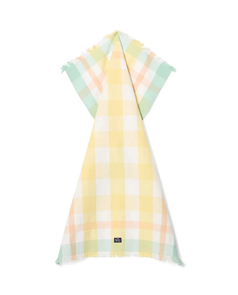 Checked Linen/Cotton Kitchen Towel