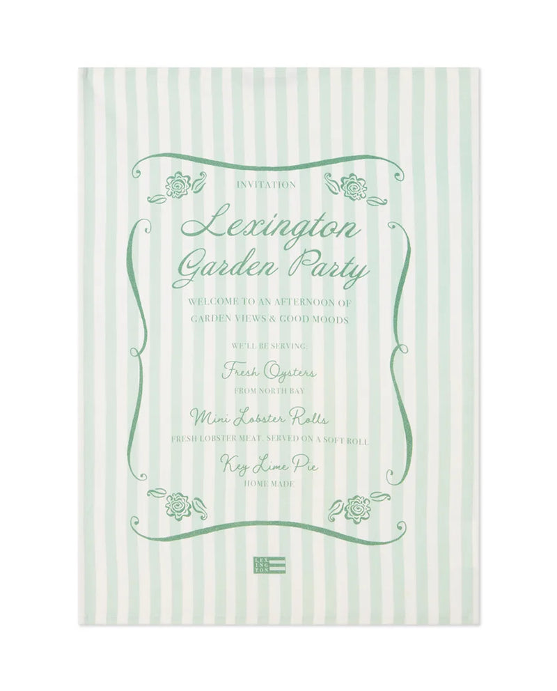 Garden Party Org Cotton Kitchen Towel