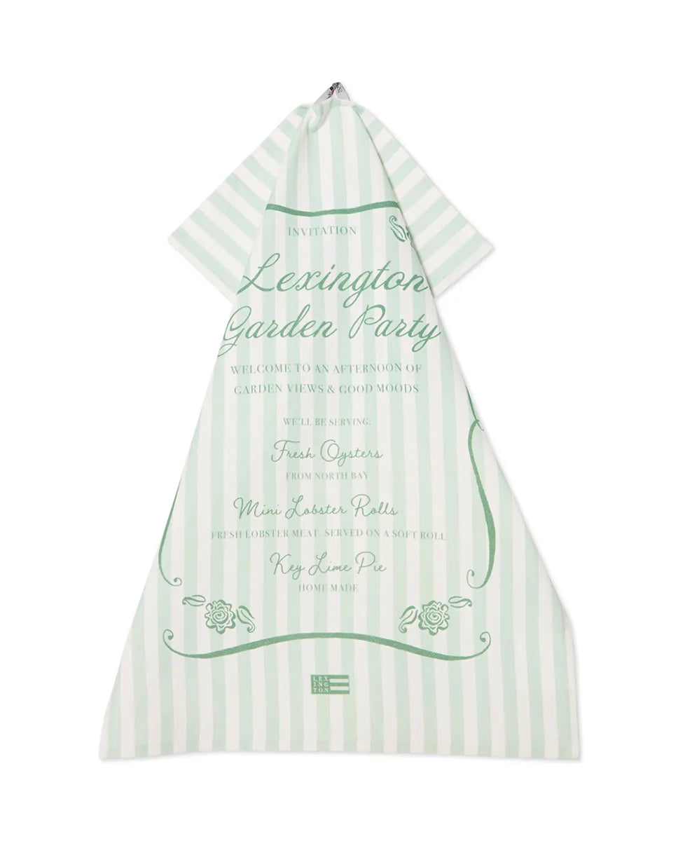 Garden Party Org Cotton Kitchen Towel