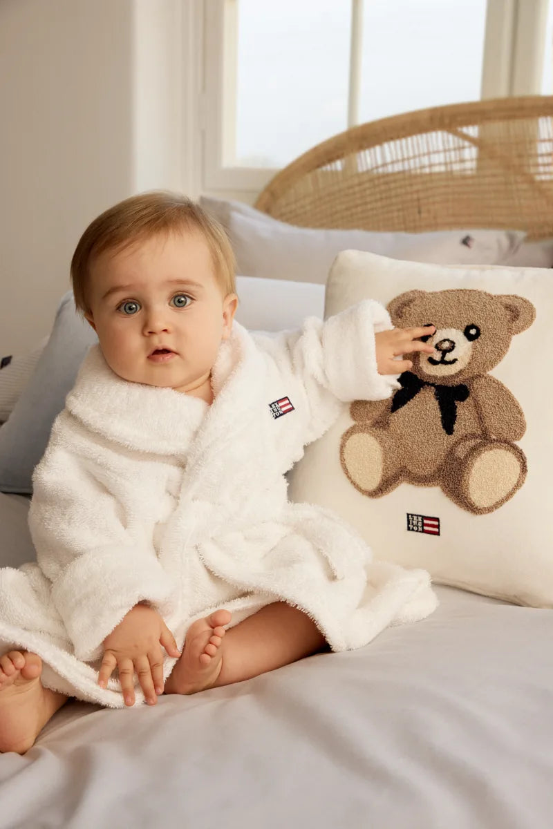 Teddy Organic Cotton Velvet 40x40 Pillow