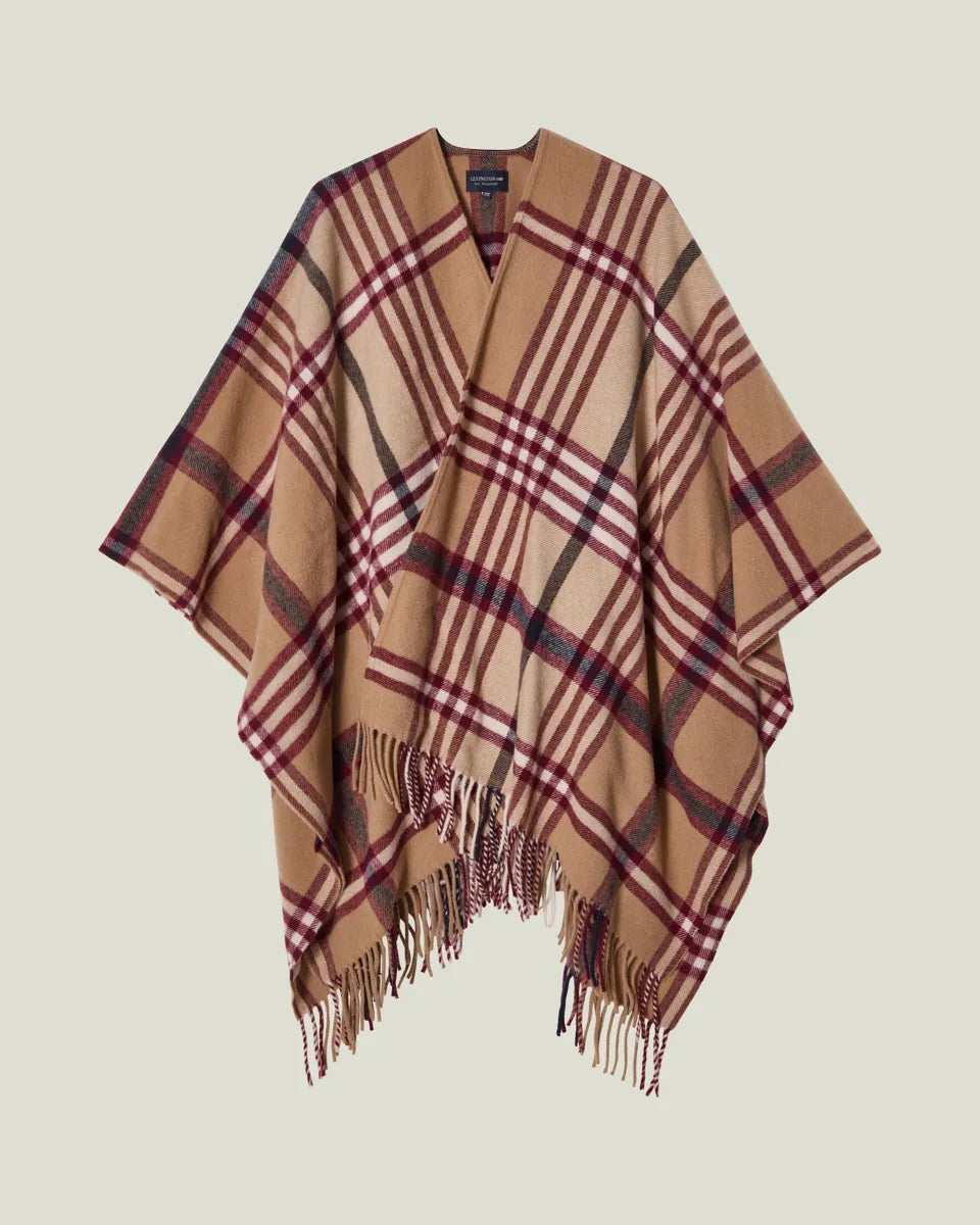 Recycled Wool Blend Poncho