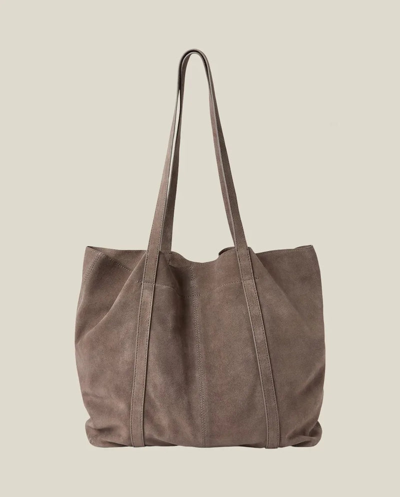 Suede Tote Bag