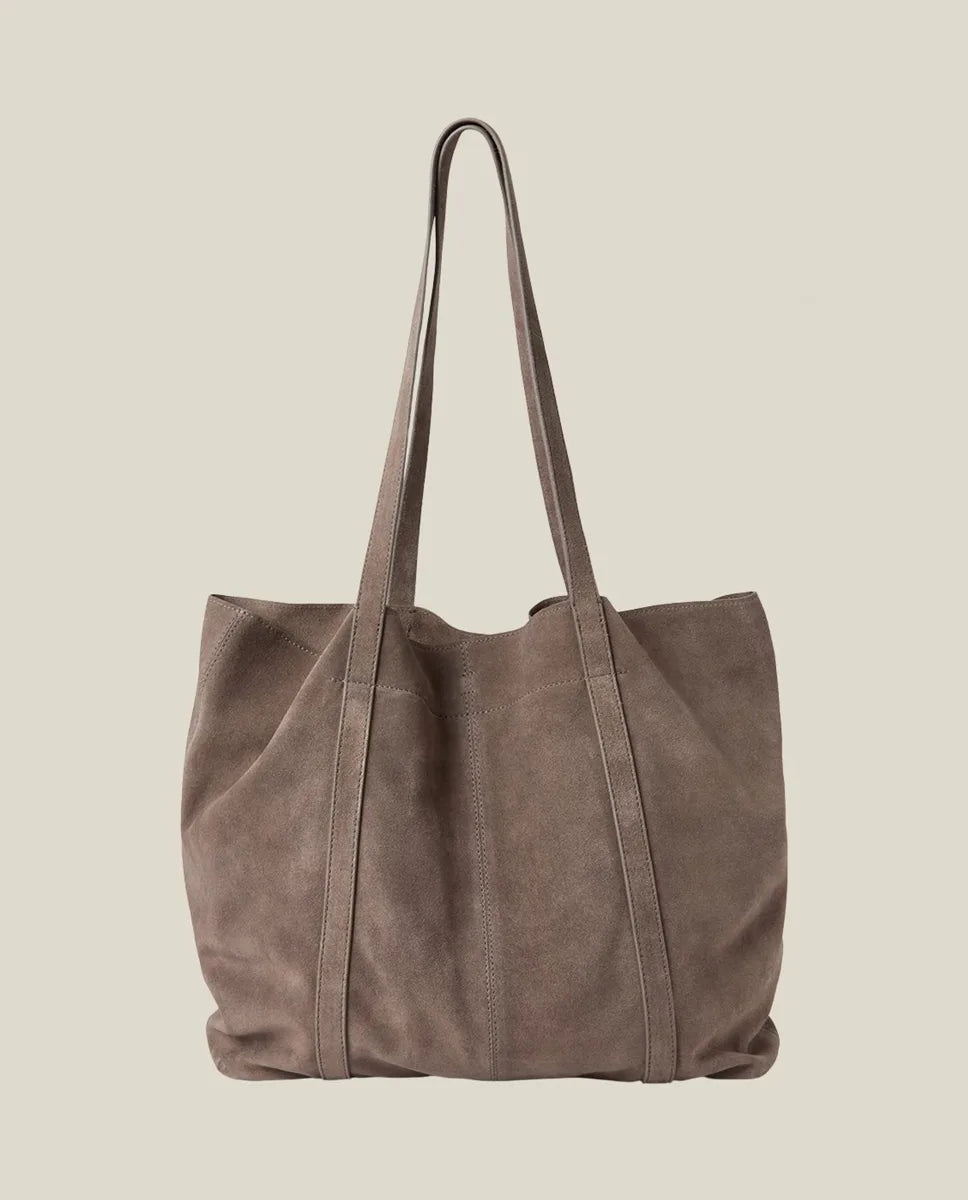 Suede Tote Bag