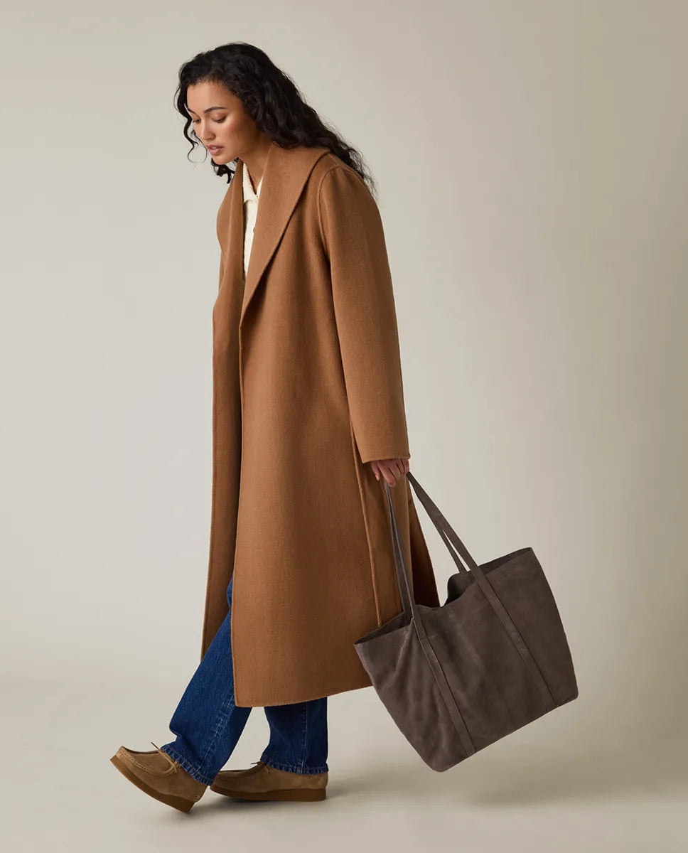 Suede Tote Bag