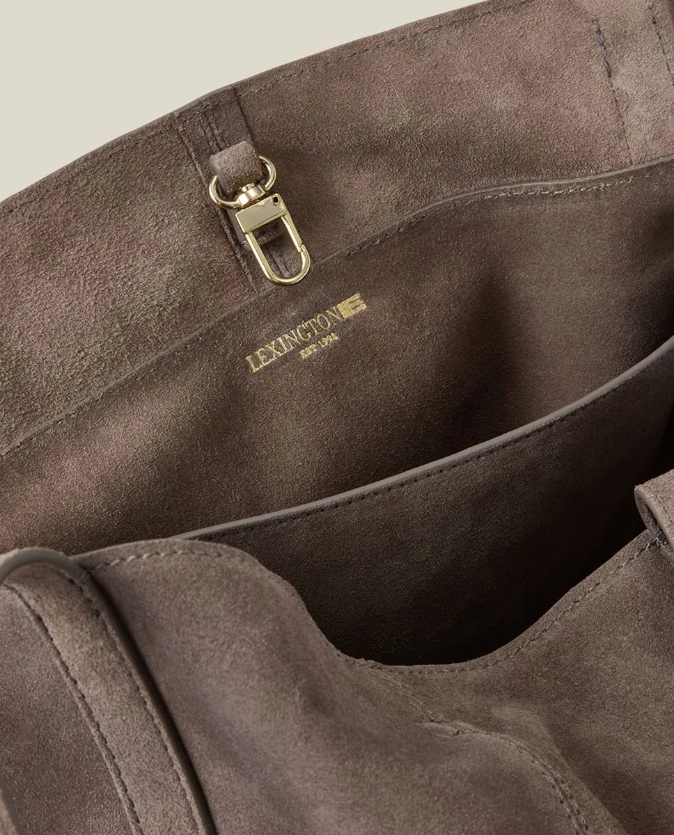 Suede Tote Bag