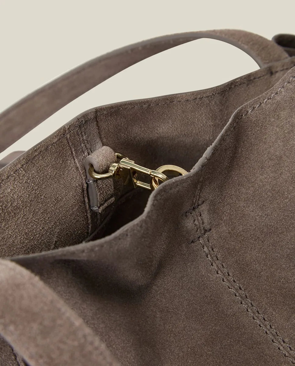 Suede Tote Bag