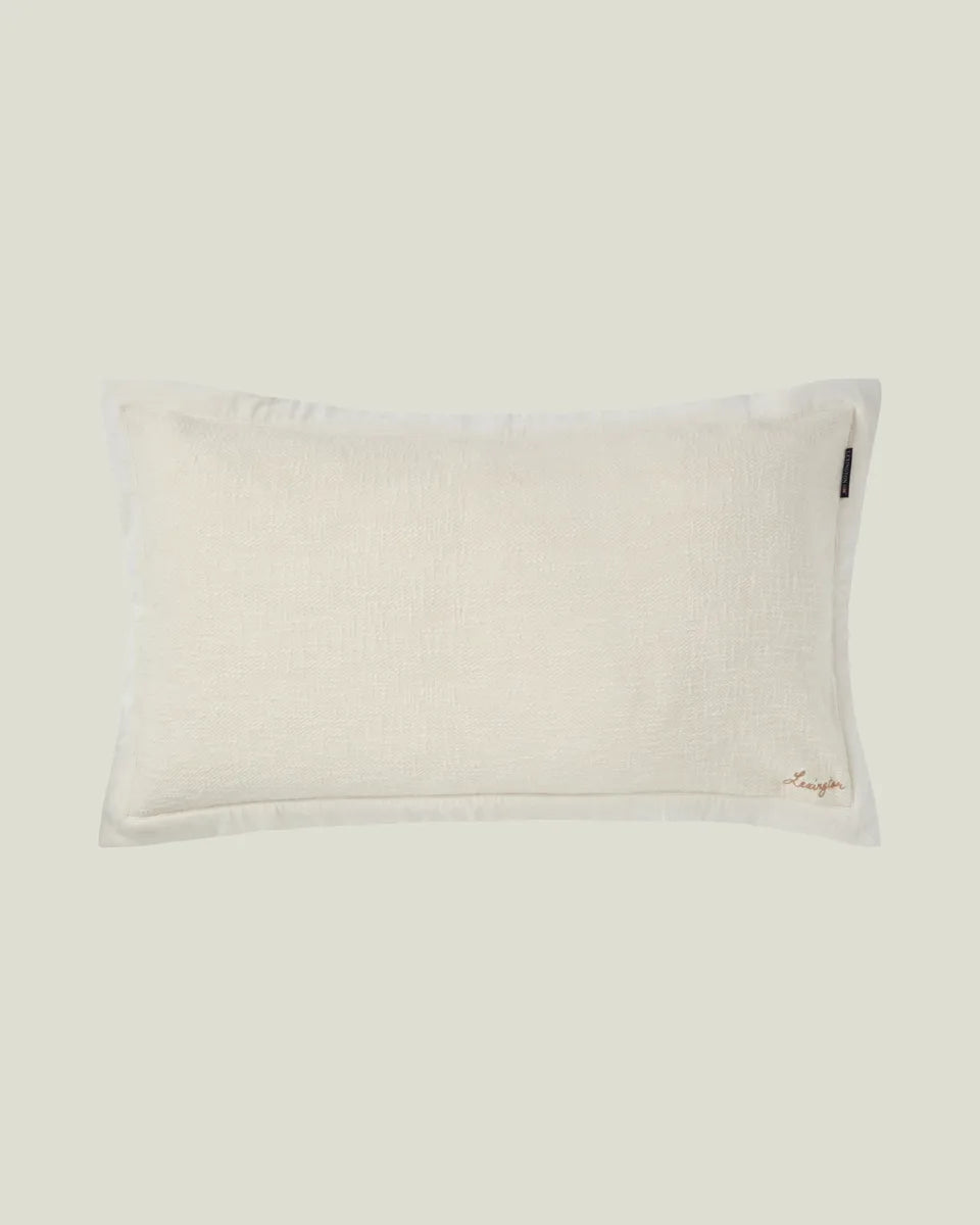 Herringbone Organic Cotton 90x50 Pillow Cover