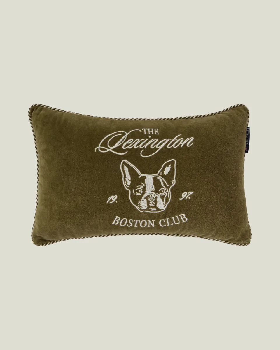 Boston Club Organic Cotton Velvet 50x30 Pillow