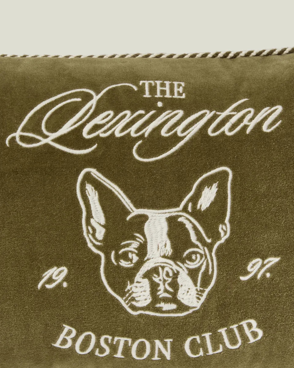 Boston Club Organic Cotton Velvet 50x30 Pillow