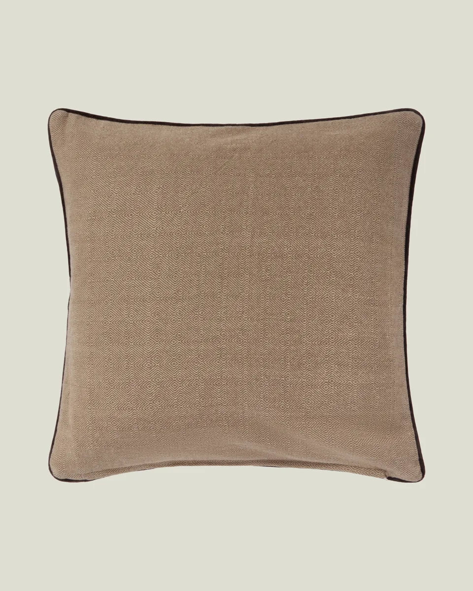Boston Club Organic Cotton Tweed Pillow Cover