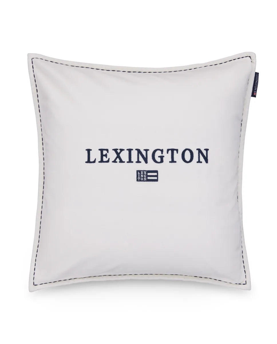 Logo Organic Cotton Velvet Pillow Cover