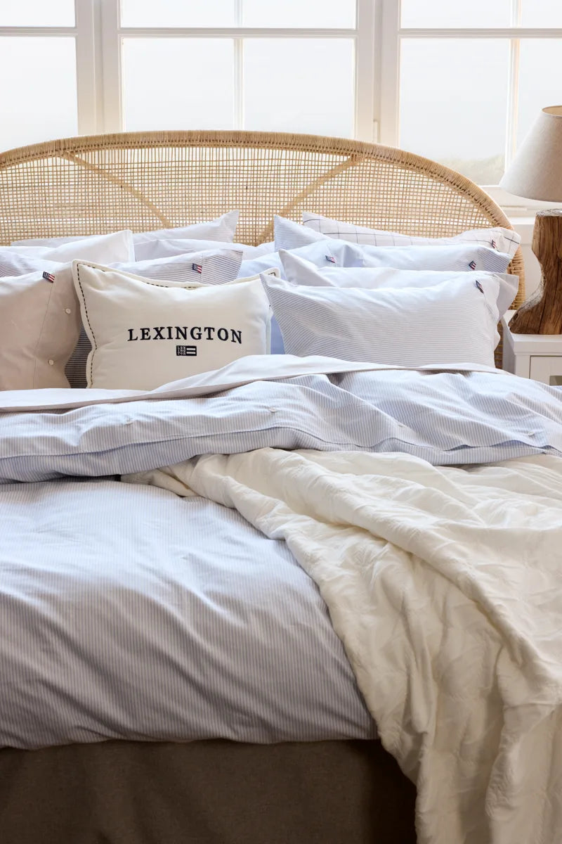 Logo Organic Cotton Velvet Pillow Cover