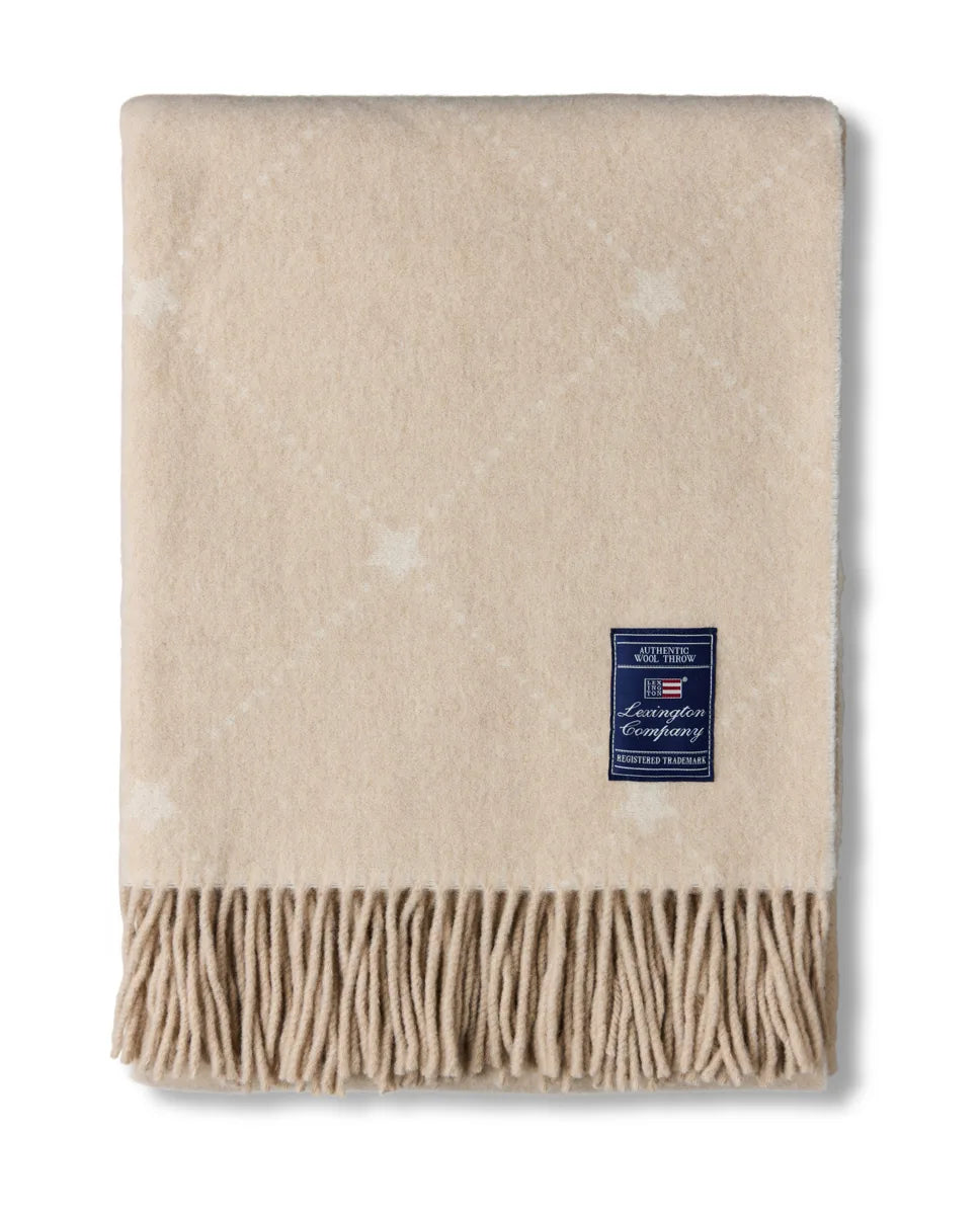 Signature Star Recycled Wool Throw