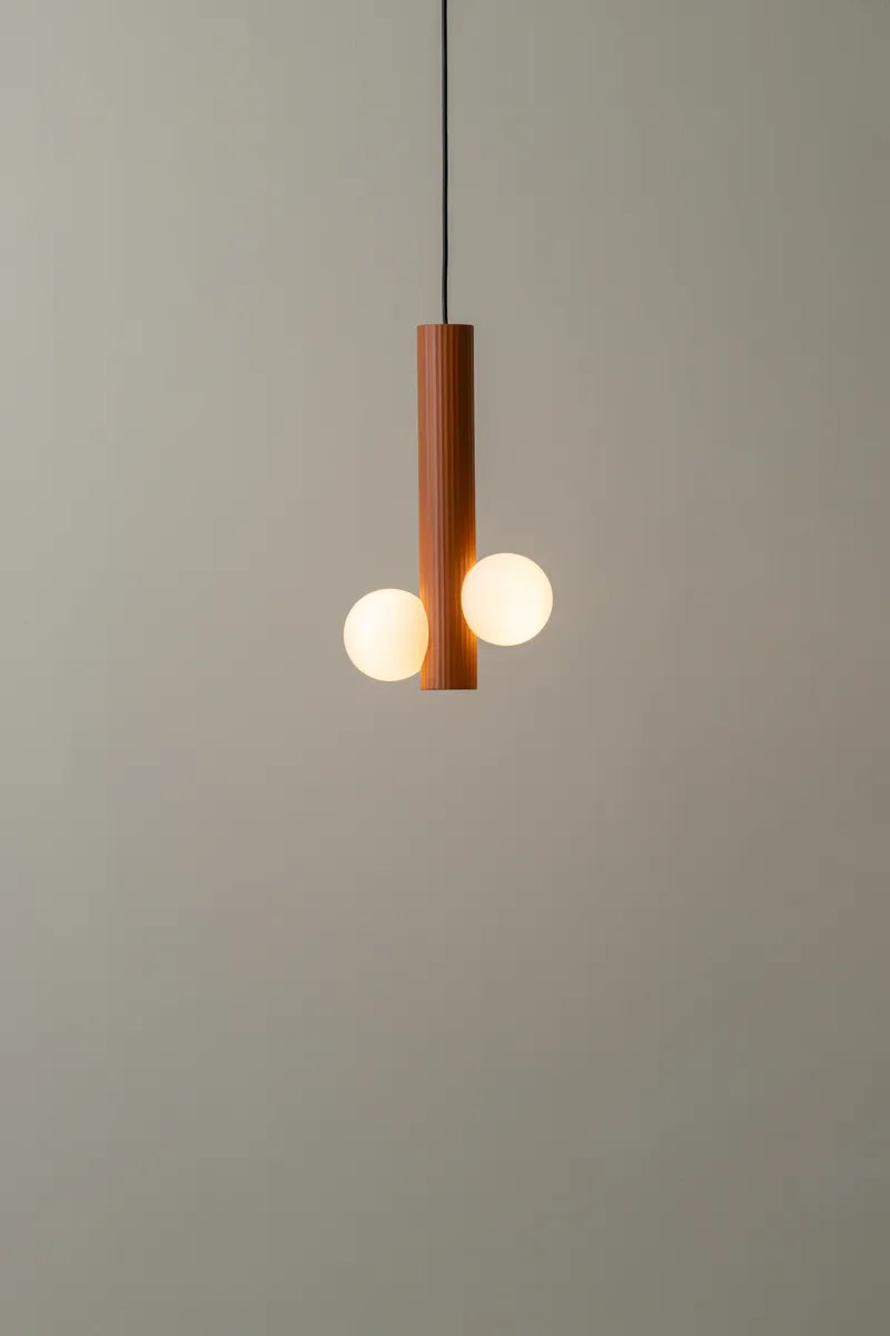 Land Pendant 2 x  G9 Terracotta